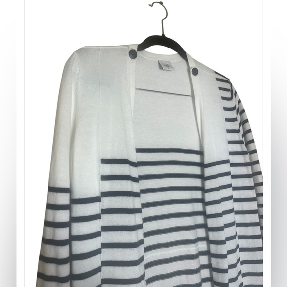 Cabi 5141 Victory Cardigan Sweater Long Striped Knit
Maxi Duster Size Small - Picture 4 of 7